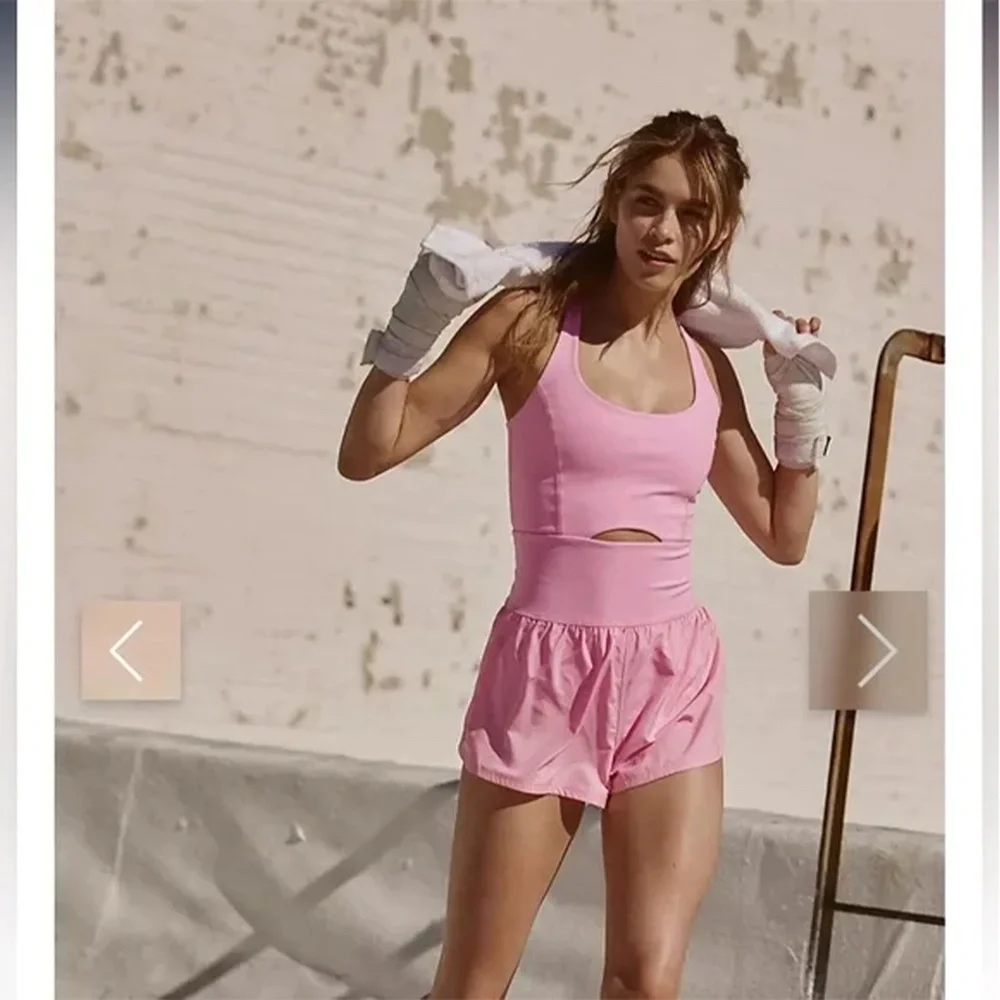 FREE PEOPLE MOVEMENT x REVOLVE | Righteous Runsie In Summer Lovin | Size M - Picture 3 of 14